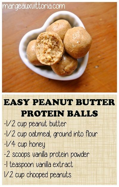Post Workout Protein Balls & Energy Bites - No Bake, Easy To Make! - Fitter Past Forty -   12 fitness Lifestyle peanut butter ideas