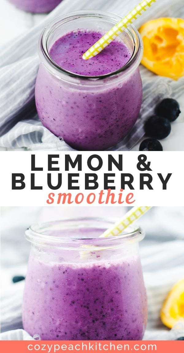 Lemon Blueberry Smoothie -   13 diet Smoothie lemon ideas
