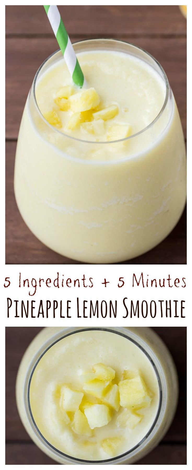 Pineapple-Lemon Smoothie (Sunshine Smoothie) -   13 diet Smoothie lemon ideas