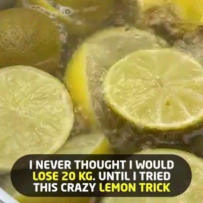 How to Lose 20 Pounds With 1 Simple Trick -   13 diet Smoothie lemon ideas