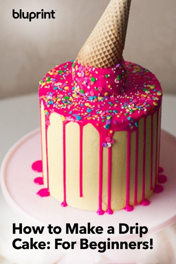 Go With the Flow: How to Make a Drip Cake -   15 cake Chocolate drip ideas