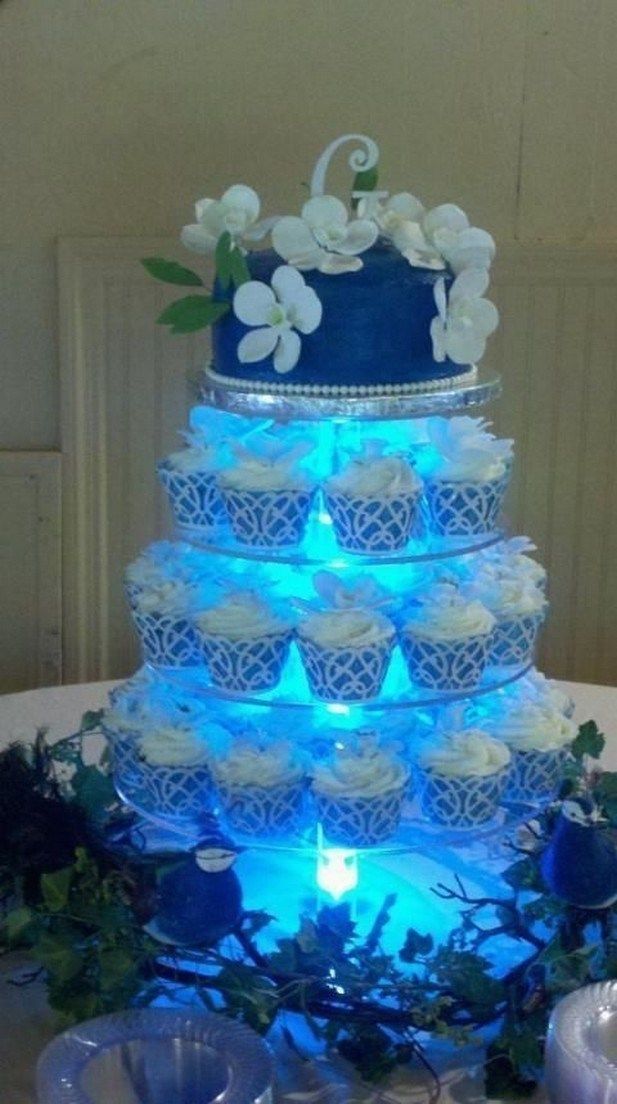 вќ¤31 stunning royal blue wedding cake designs 13 » agilshome.com -   15 cake Wedding royal ideas