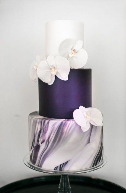 55+ Ideas Wedding Cakes Purple Orchids Royal Blue -   15 cake Wedding royal ideas