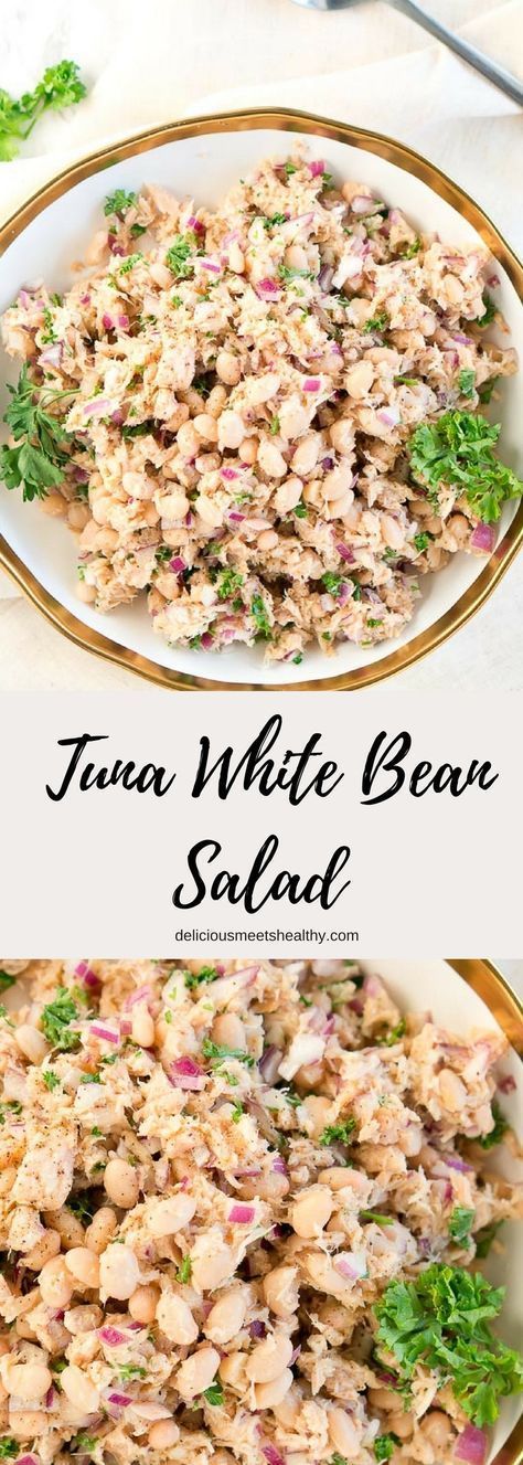 Tuna White Bean Salad -   15 healthy recipes Tuna white beans ideas