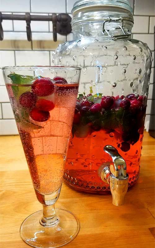 Recipe for Jingle Juice Holiday Spritzer -   15 holiday Time cranberry juice ideas