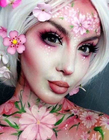 15+  Ideas For Makeup Pink Full Face -   15 makeup Pink full face ideas