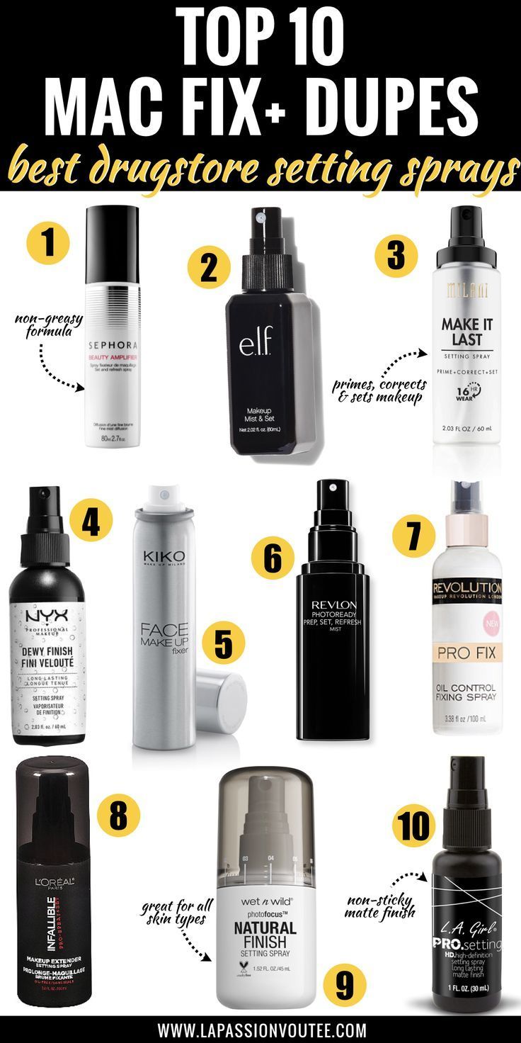 10 Best Mac Fix Plus Dupes: These Setting Sprays Rival The Real Deal -   15 skin care Dupes setting spray ideas