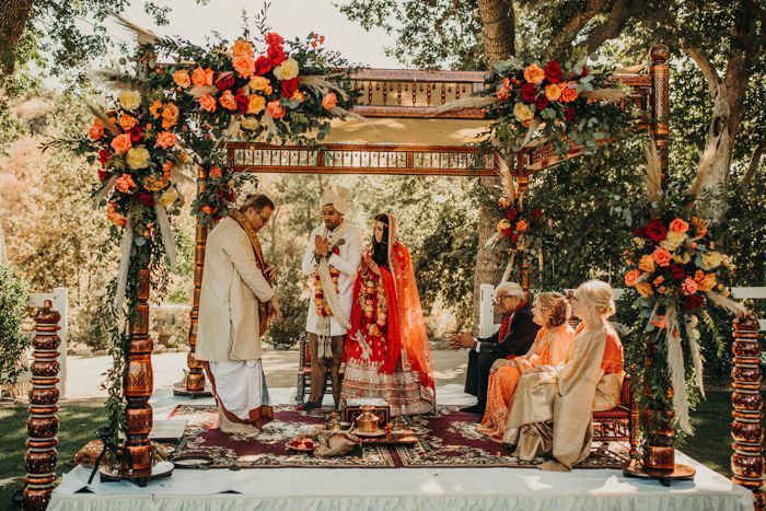 This Couple Infused Southern California Style Into Their Traditional Indian Wedding at Brookview Ranch | Junebug Weddings -   15 wedding Indian culture ideas