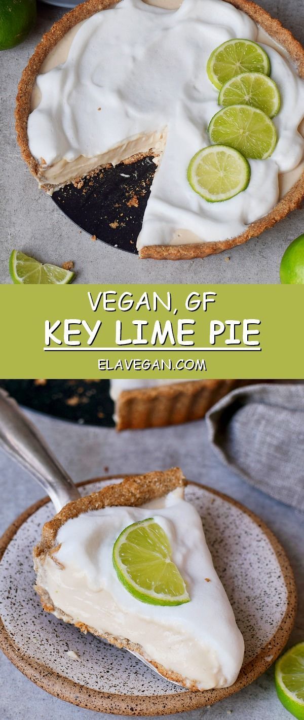 Vegan Key Lime Pie (Gluten-Free, Oil-Free) -   16 desserts Light key lime ideas