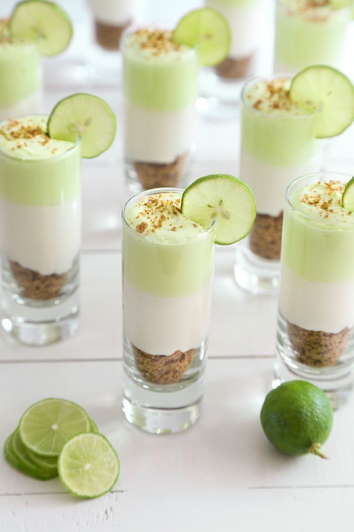 Light Key Lime Cheesecake Shots -   16 desserts Light key lime ideas