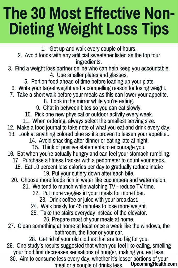 The 30 Most Effective Non-Dieting Weight Loss Tips (That Work) -   16 diet That Work tips ideas