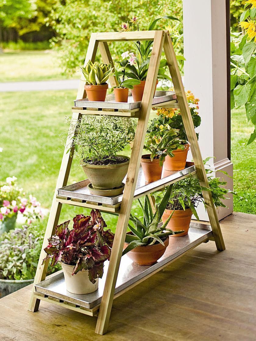 A-Frame Plant Stand | Ladder Plant Stand | Gardeners.com -   16 plants Outdoor design ideas