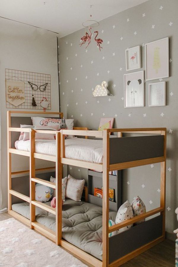 25 Creative And Fun Kids Room Ideas For Sharing | HomeMydesign -   16 room decor for kids ideas