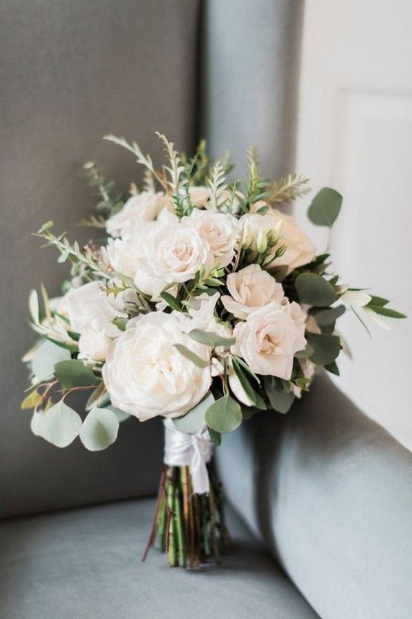 20 Gorgeous and Trendy Greenery Wedding Bouquets - EmmaLovesWeddings -   16 wedding Bouquets blush ideas