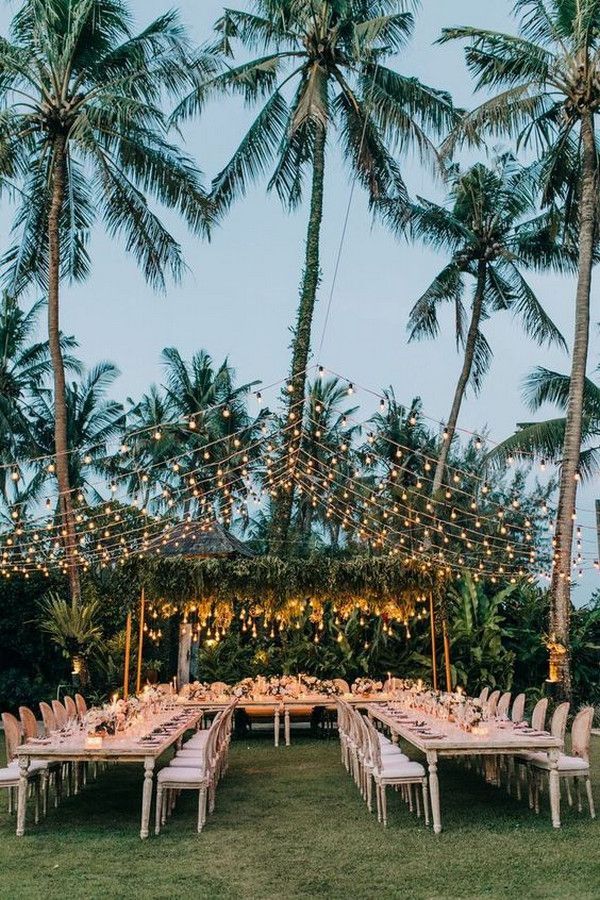 17 beach wedding Reception ideas