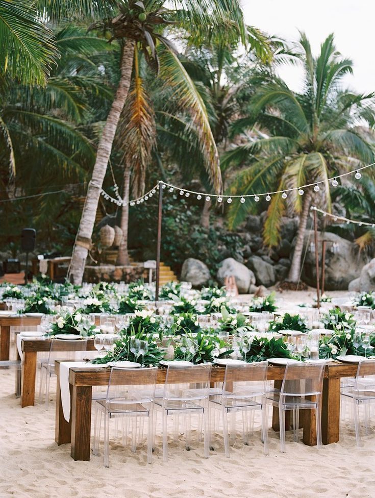 17 beach wedding Reception ideas