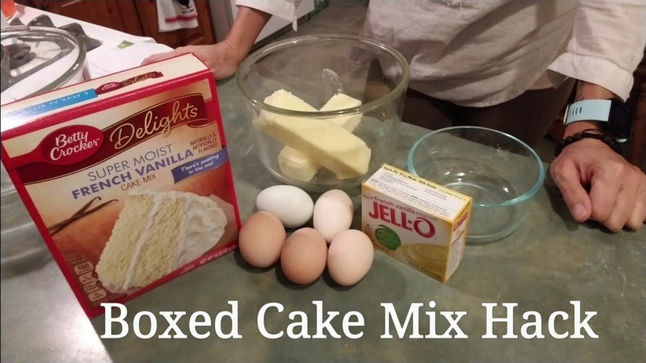 ~Boxed Cake Mix Hack~ better than bakery cake -   17 cake Mix better ideas