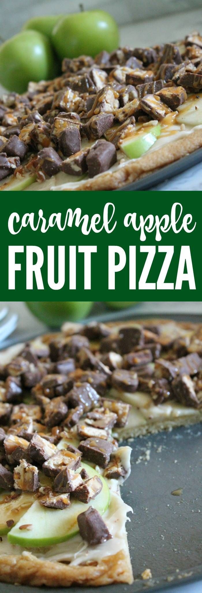 Caramel Apple Fruit Pizza Recipe! - Passion For Savings -   17 desserts Amazing cream cheeses ideas