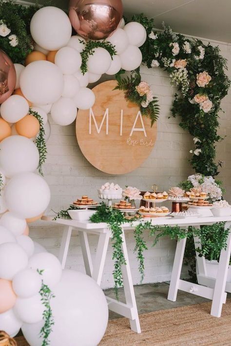 17 desserts Table baby shower ideas