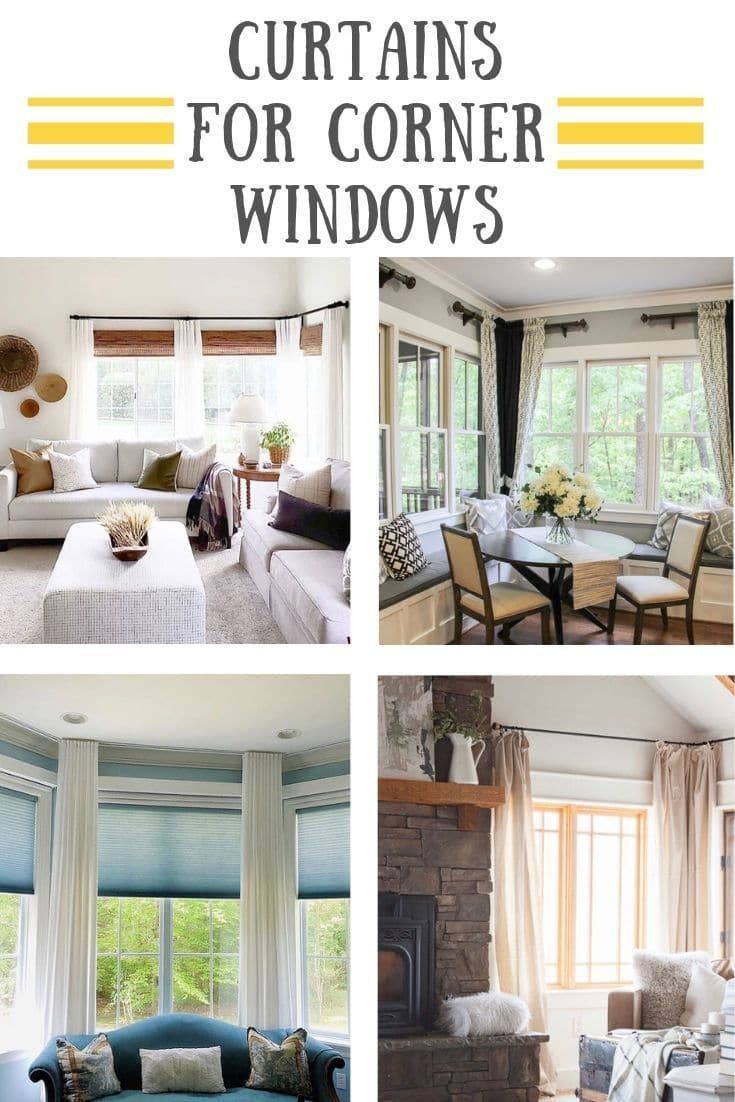 Curtains For Corner Windows Perfect For Letting The Sun In -   17 room decor Living curtains ideas