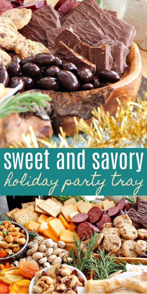 Sweet and Savory Holiday Party Food Tray -   17 savory holiday Food ideas