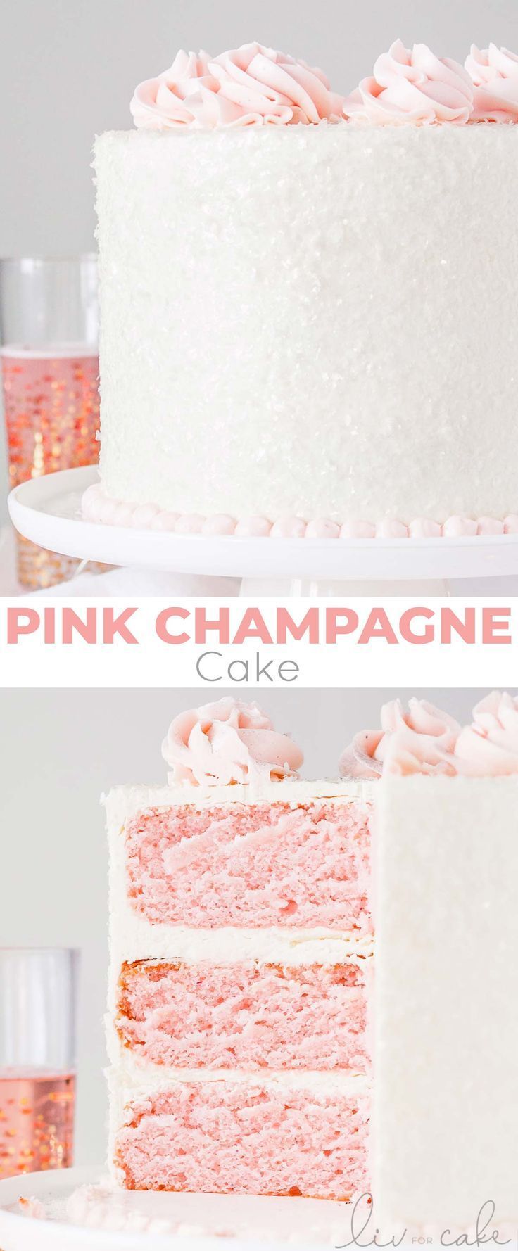 Pink Champagne Cake -   18 cake Pink dairy free ideas