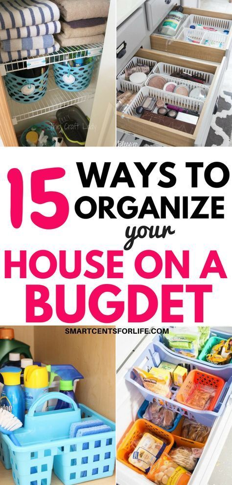 15 Clever Dollar Store Organizing Hacks -   18 diy projects Organizing declutter ideas