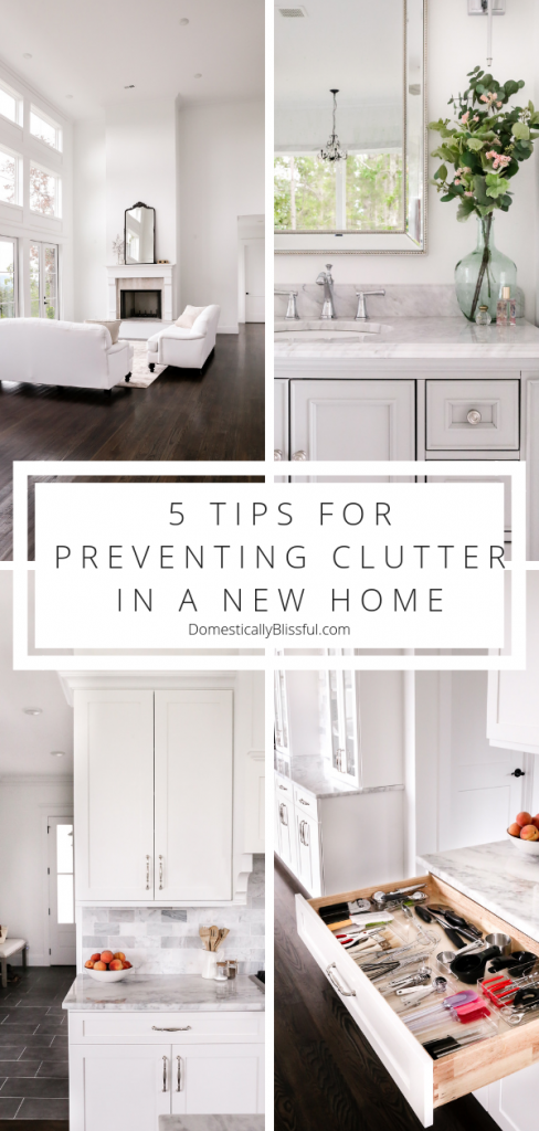 5 Tips for Preventing Clutter in a New Home -   18 diy projects Organizing declutter ideas