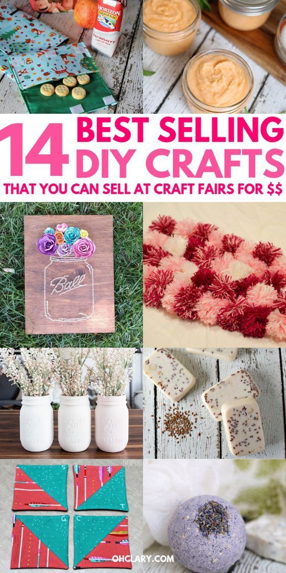 Easy Crafts That Make Money - 14 Simple Crafts To Make And Sell For Extra Money -   18 diy projects people ideas