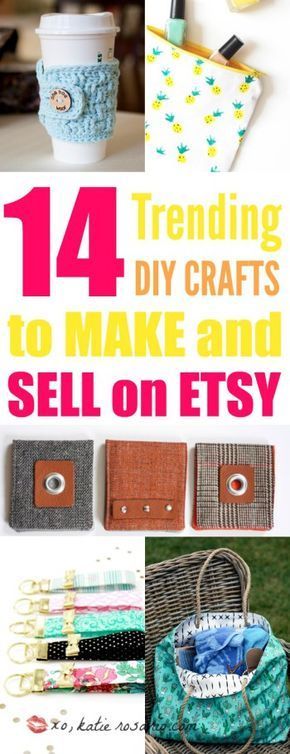 14 Trending Crafts to Make and Sell on Etsy - XO, Katie Rosario -   18 diy projects people ideas