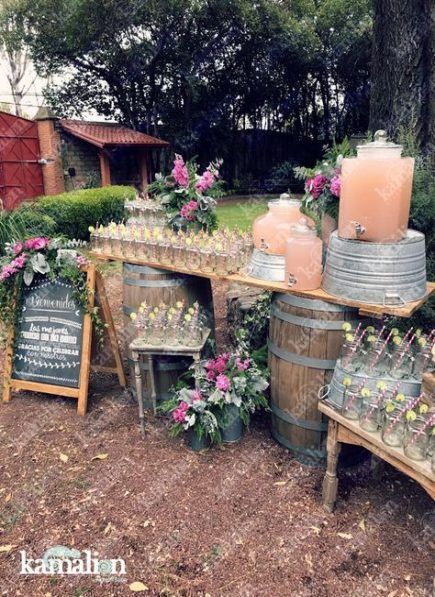 64+ ideas backyard wedding signs drink stations for 2019 -   18 wedding Backyard bar ideas