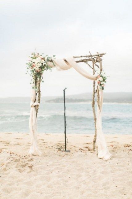 100 wonderful floral wedding arches beach inspirations (115) -   18 wedding Beach rustic ideas