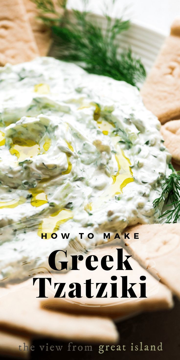 How to Make Tzatziki Dip -   19 healthy recipes Summer greek yogurt ideas