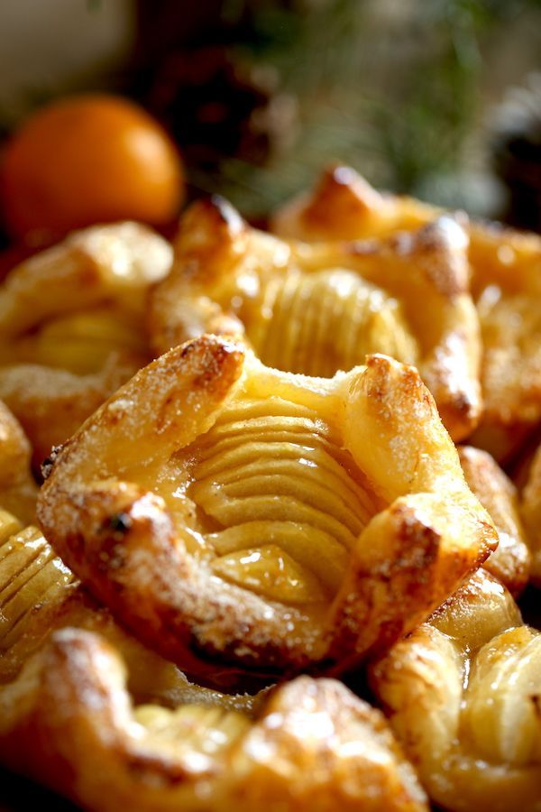French Apple Pastries -   20 desserts Fun puff pastries ideas