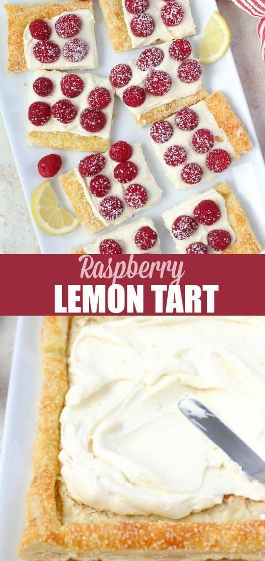 Lemon Tart with Fresh Berries - Celebrating Sweets -   20 desserts Fun puff pastries ideas