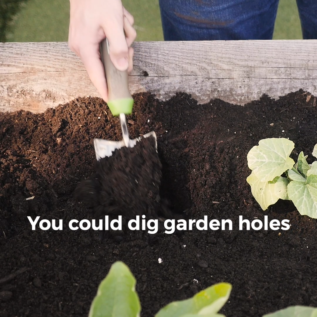 Drill Quick & Easy Garden Holes for Planting Your Garden -   20 garden design Vegetable videos ideas