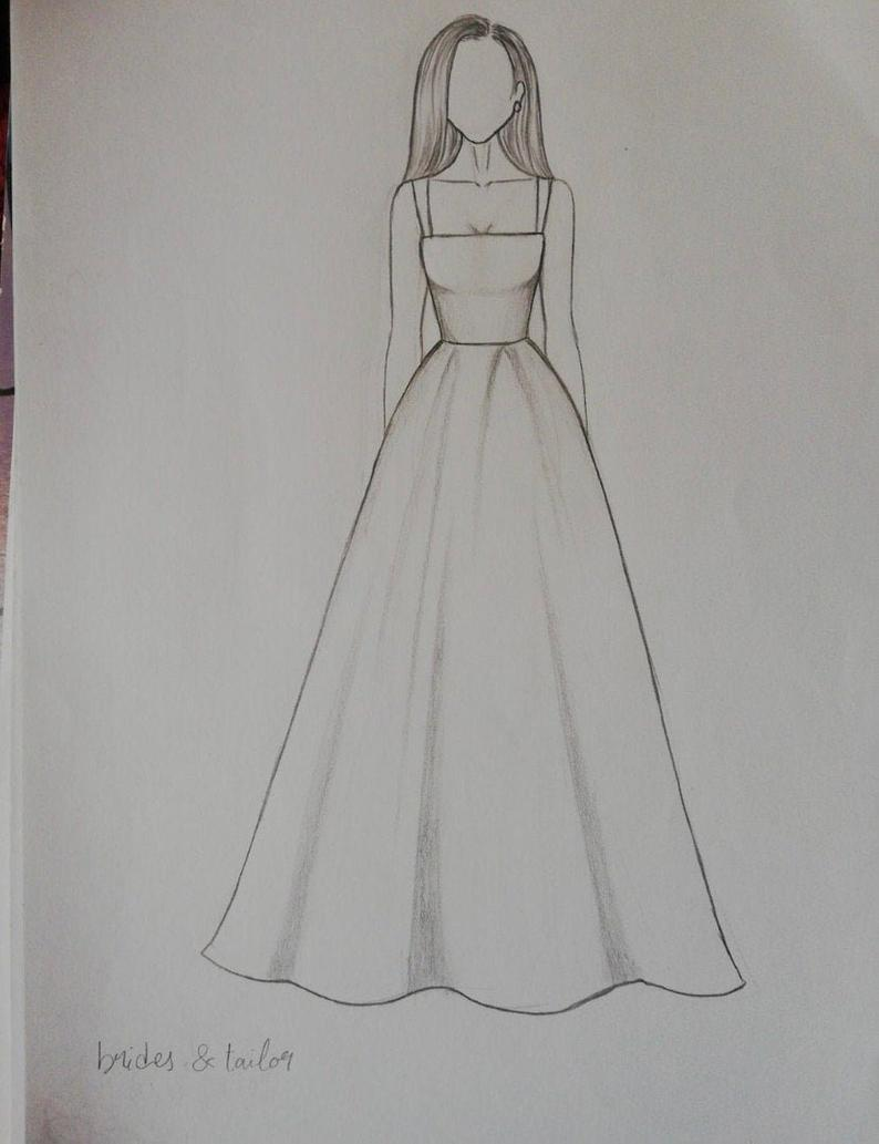 7 dress Princess draw ideas