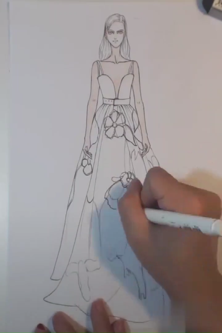 Fashion Design -   10 dress Fashion drawing ideas