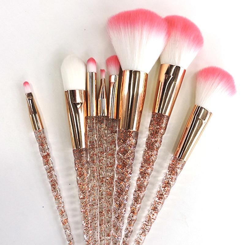 Unicorn Makeup Brush Set -   11 glitter makeup Brushes ideas