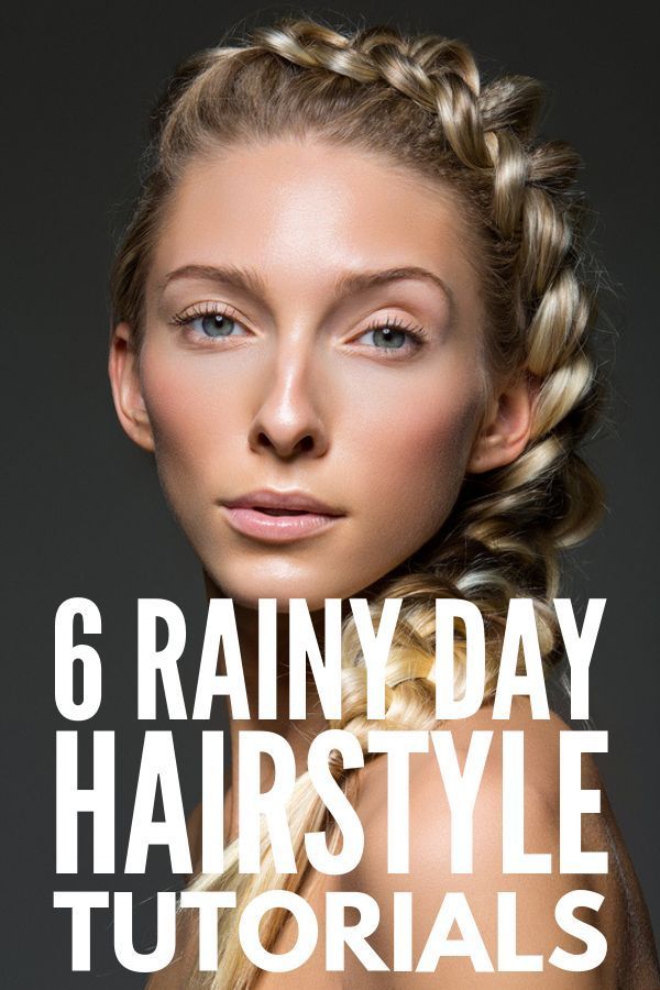 Frizzy Hair Don't Care: 6 Rainy Day Hairstyles We Love -   12 hairstyles For Work hot haircuts ideas