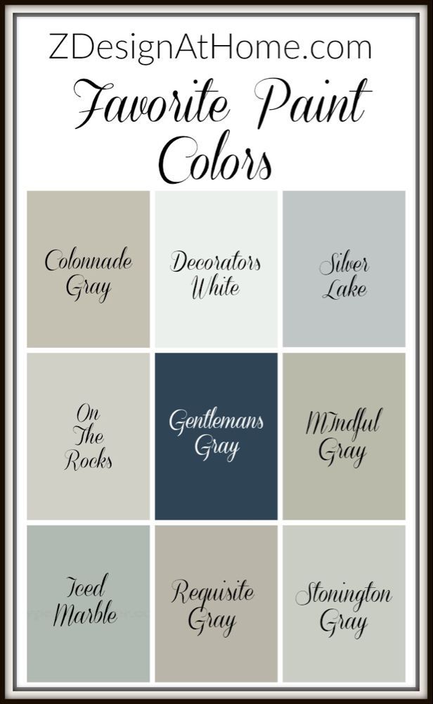 ZDesign At Home Favorite Paint Colors | ZDesign At Home -   12 room decor For Men paint colours ideas