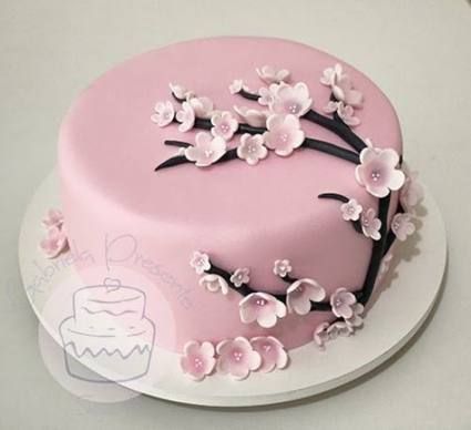 Best cake flower decorating cherry blossoms 41+ ideas -   13 cake Fondant decorating ideas