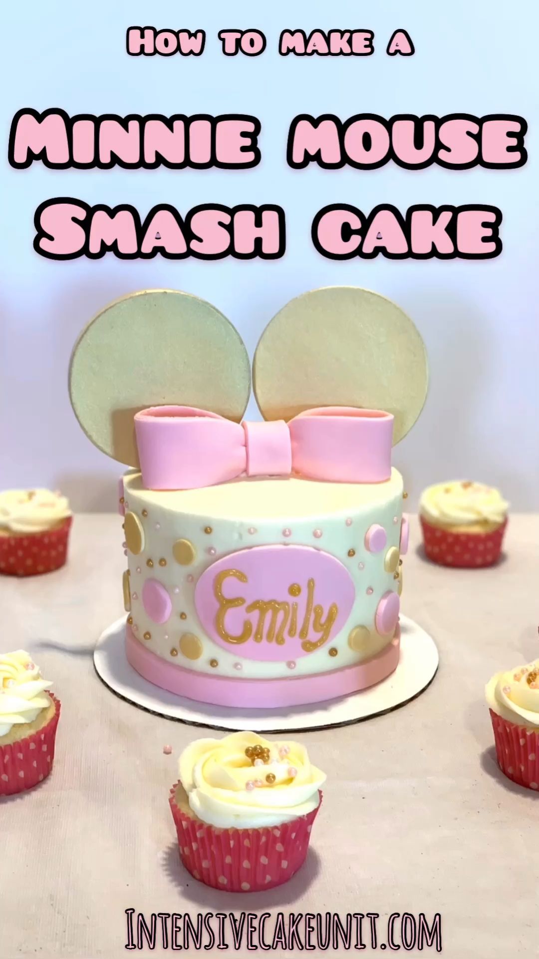 Minnie Mouse Smash Cake -   13 cake Fondant decorating ideas