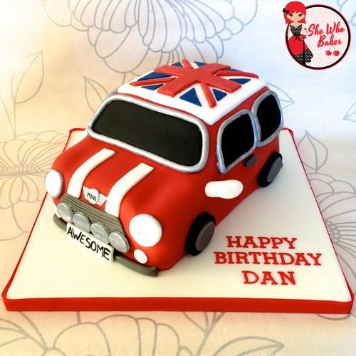Car Cake Tutorial! (Mini Cooper) -   13 cake Mini cooper ideas