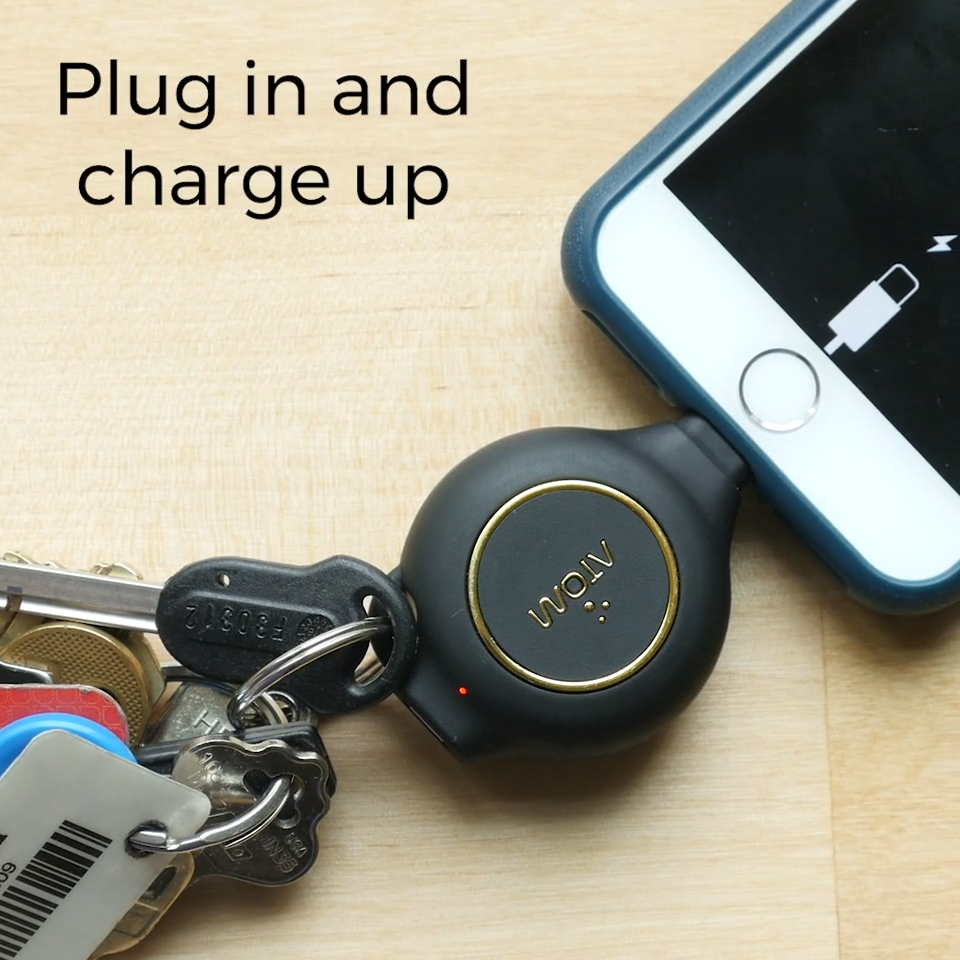 Emergency Phone Charger Keychain -   13 fitness life hacks ideas