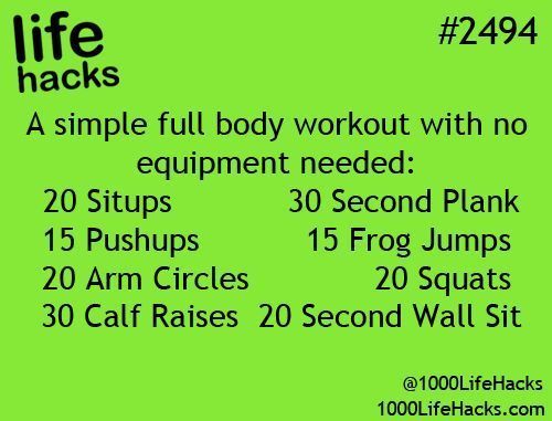 13 fitness life hacks ideas