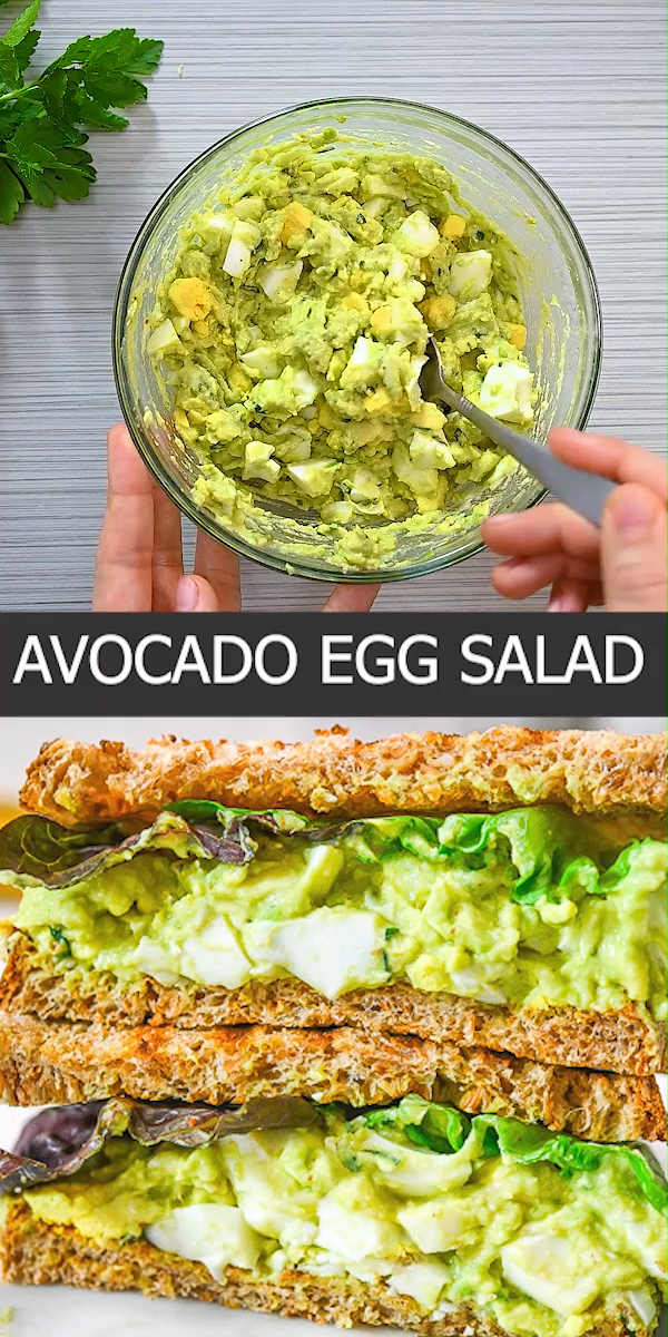 Avocado Egg Salad -   14 diet Egg plan ideas