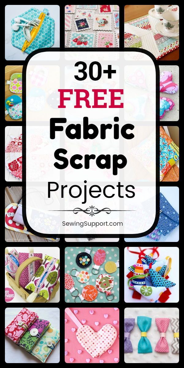Free Sewing Projects using Fabric Scraps -   14 diy projects Sewing fun ideas