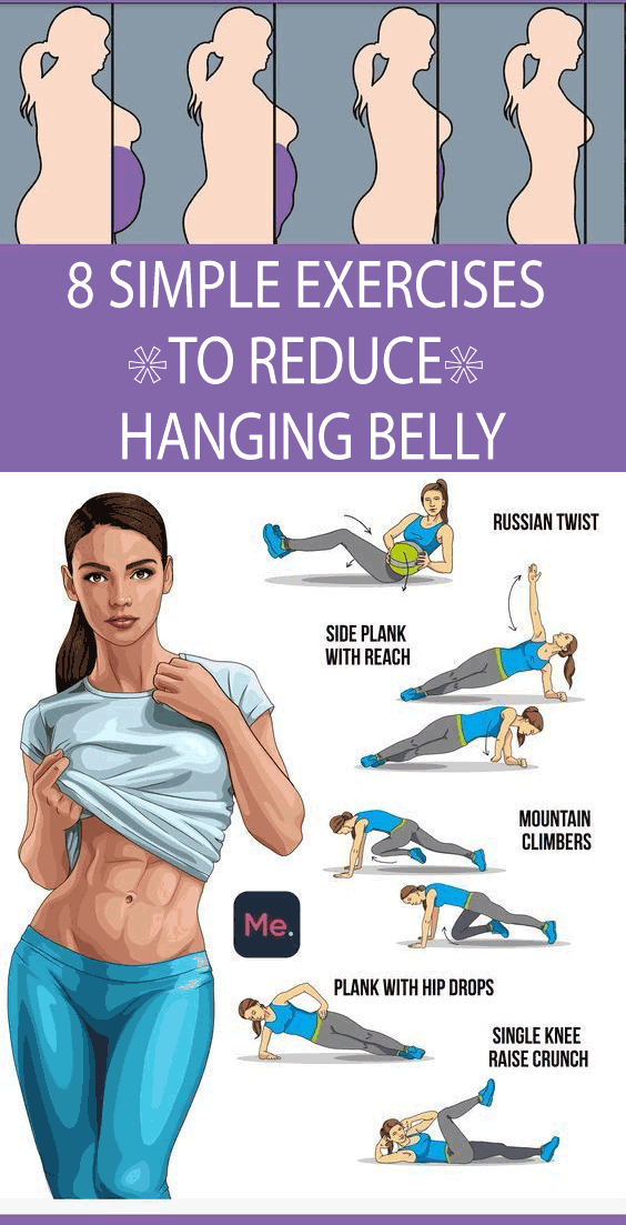 8 Simple & Best Exercises to Reduce Hanging Belly Fat Lower Belly fat does not l... - Wicfix -   14 fitness Sport diet ideas