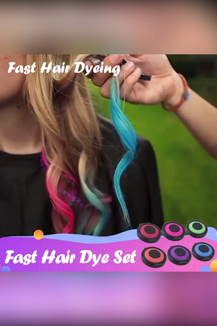 Temporary Hair Dye -   14 hair Dyed diy ideas